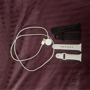 Apple Watch 40mm S/M sports bands and charger